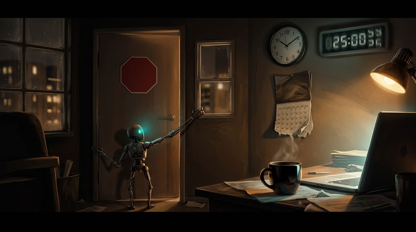 Illustration for Le Café Noir: October Should Scare You. The Agents Stopped Taking No for an Answer